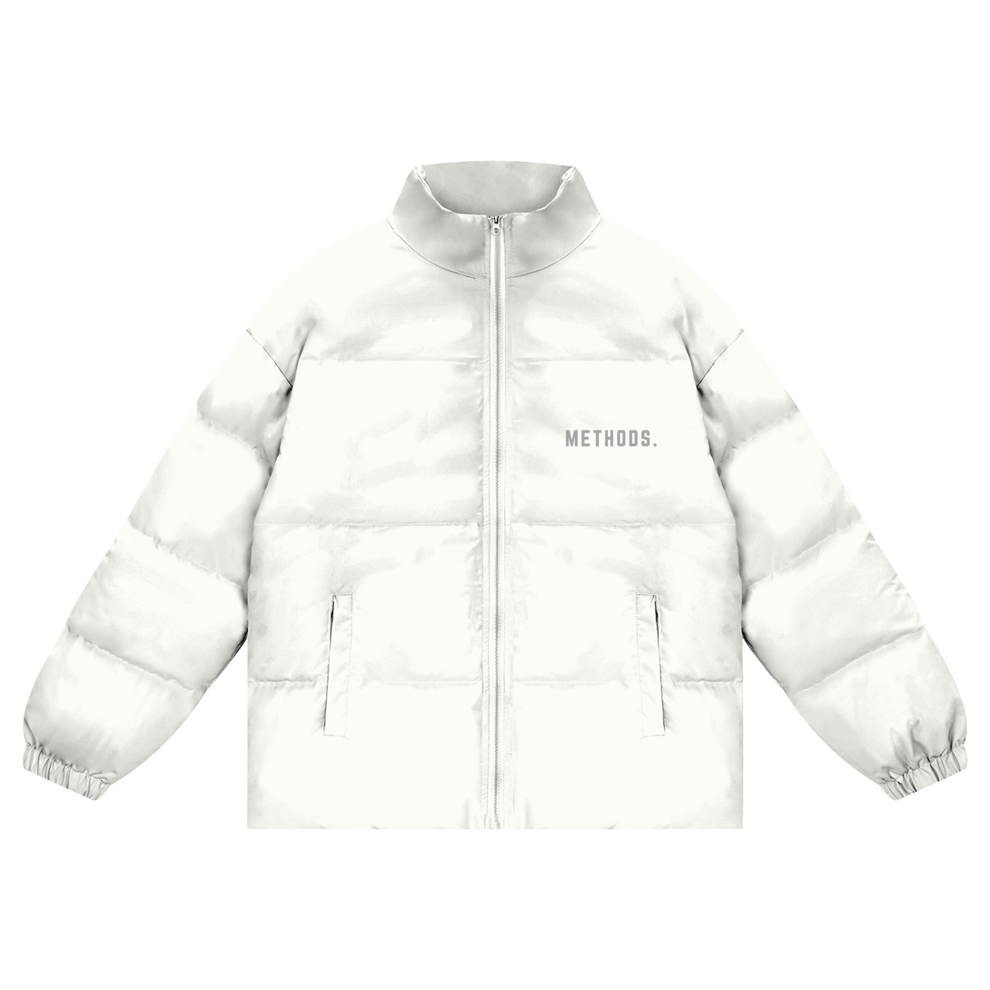 Unisex Zipper Puffer Coat