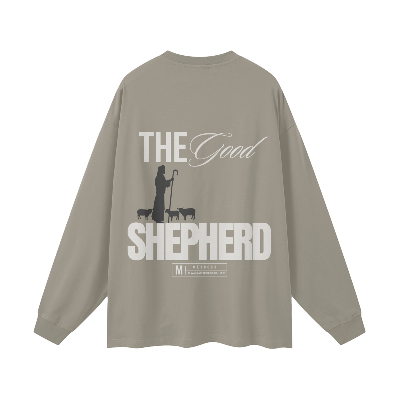 Streetwear Unisex 305G FOG 100% Cotton Long Sleeve Tee